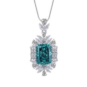 Exquisite 925 Sterling Silver Zircon Necklace